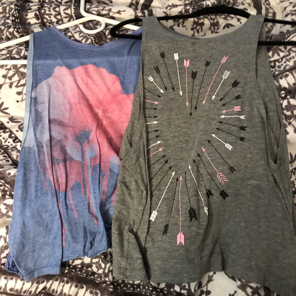 Two muscle tank tops